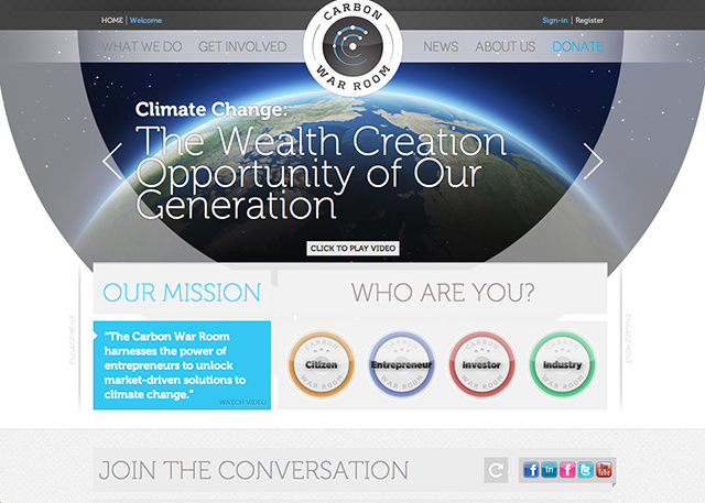 home page