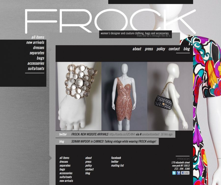 home page