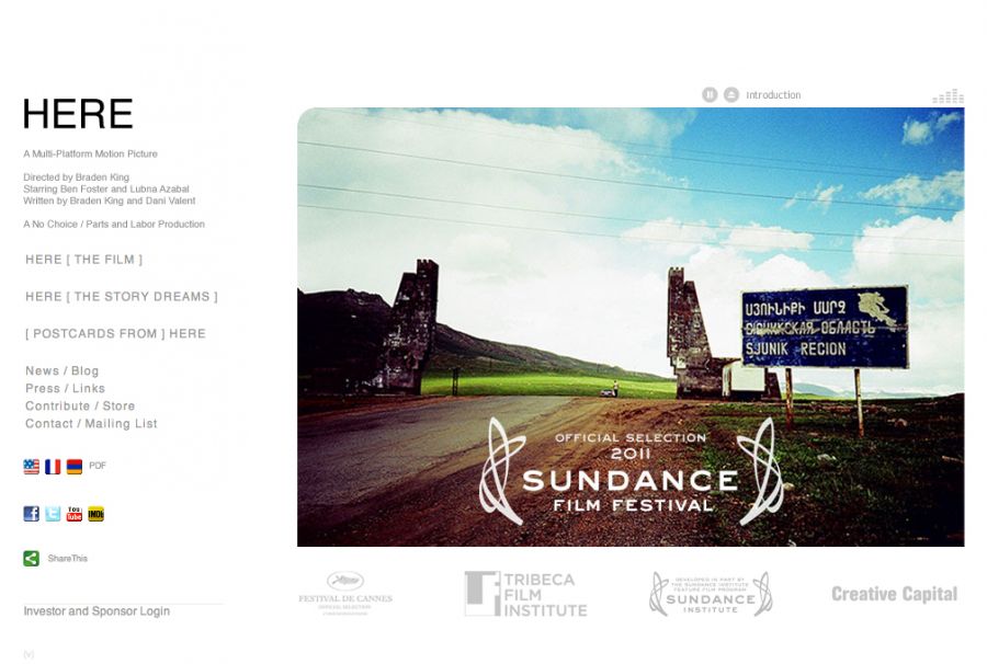home page