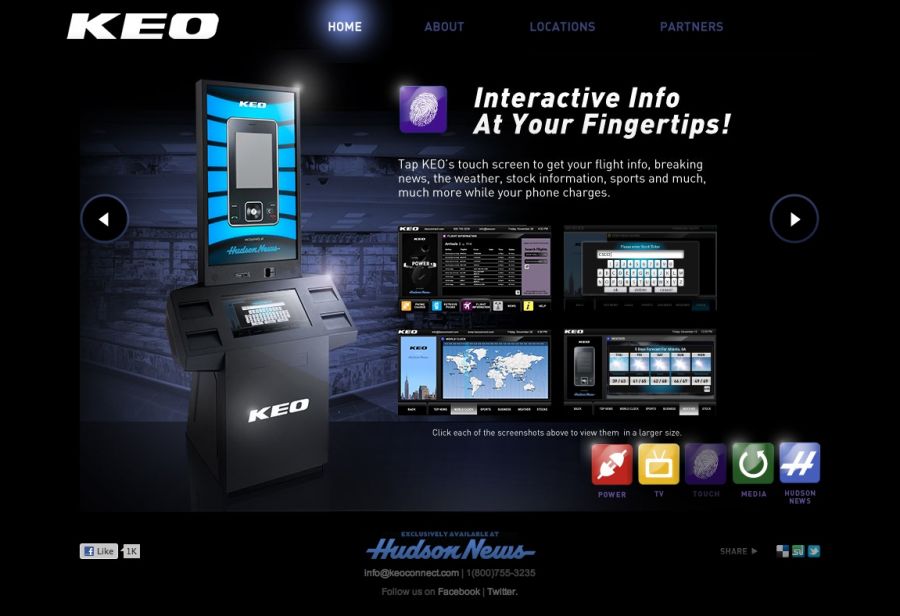 touch page
