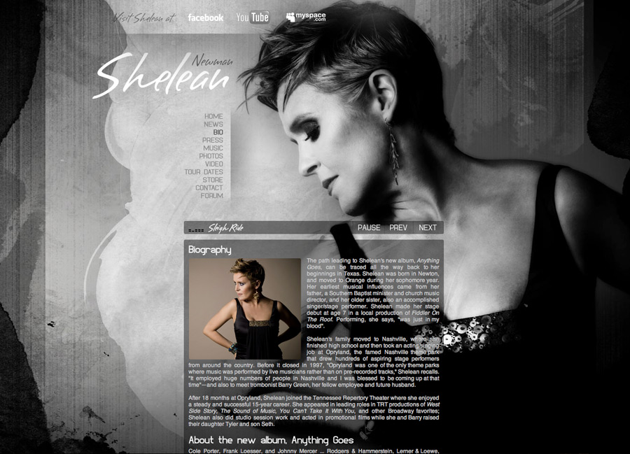 bio page