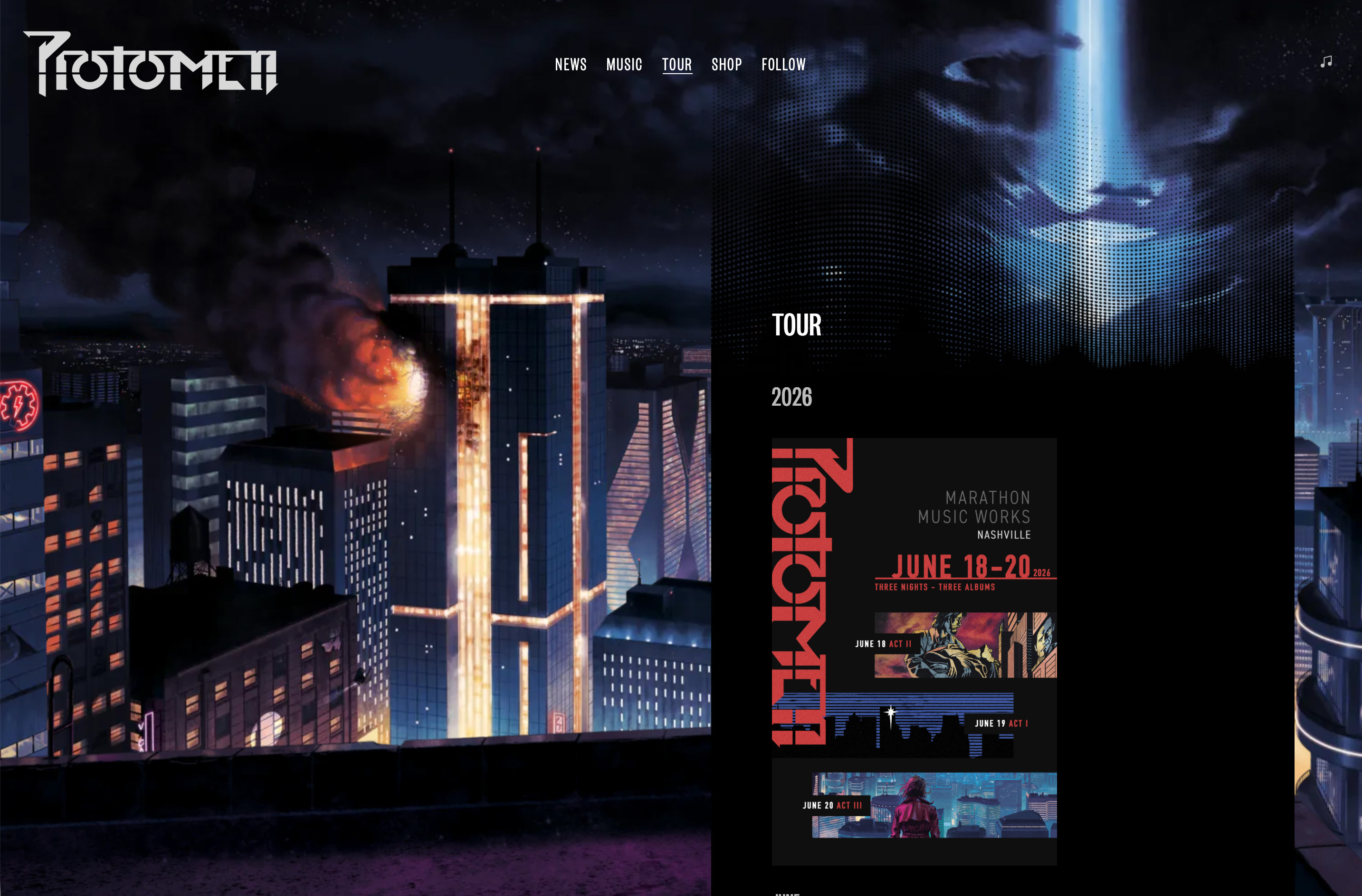 tour page